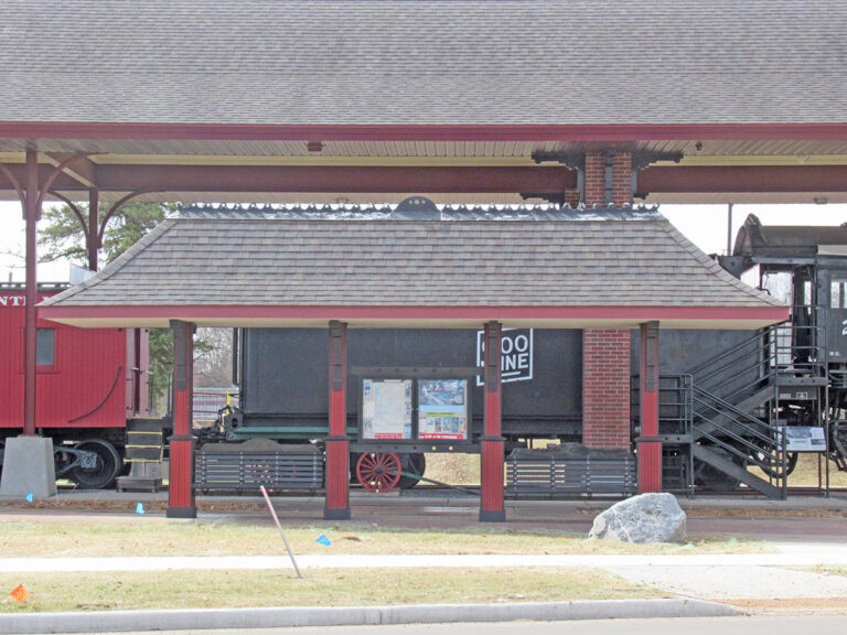 Covered Benches Broadside