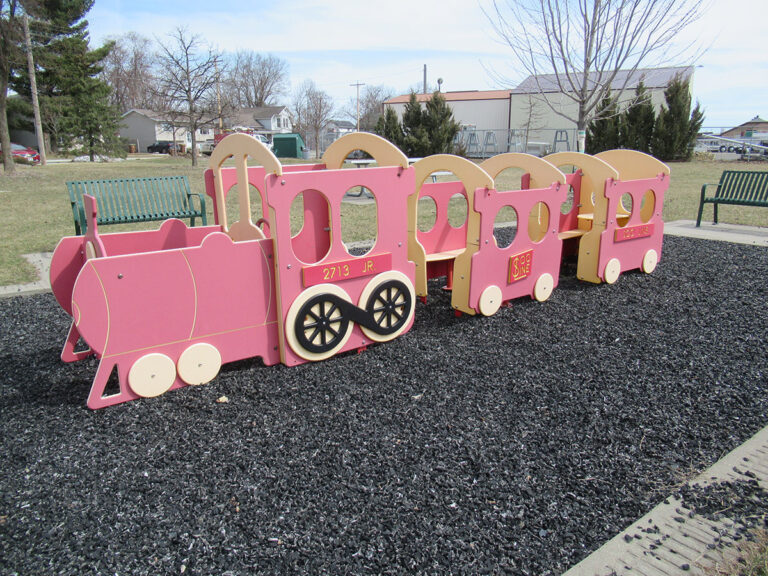 Train-themed Playground Equipment